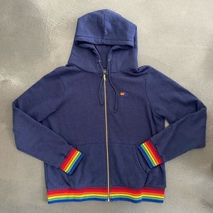 AV Nation Rainbow Unisex Zip Up